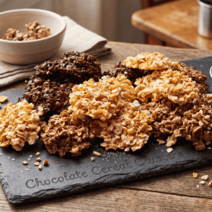 Crujientes de Cereal con Chocolate