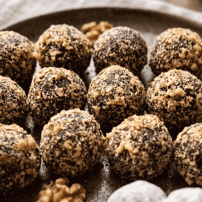 trufas con almendra